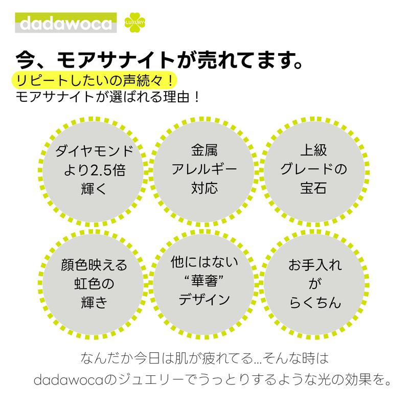 【dadawoca·Luxury】洗練の首元へ モアサナイト ペンダント 一粒ダイヤデザイン S925 0.5ct
